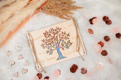 Geldgeschenk Reisegeld personalisiert mit Gravur