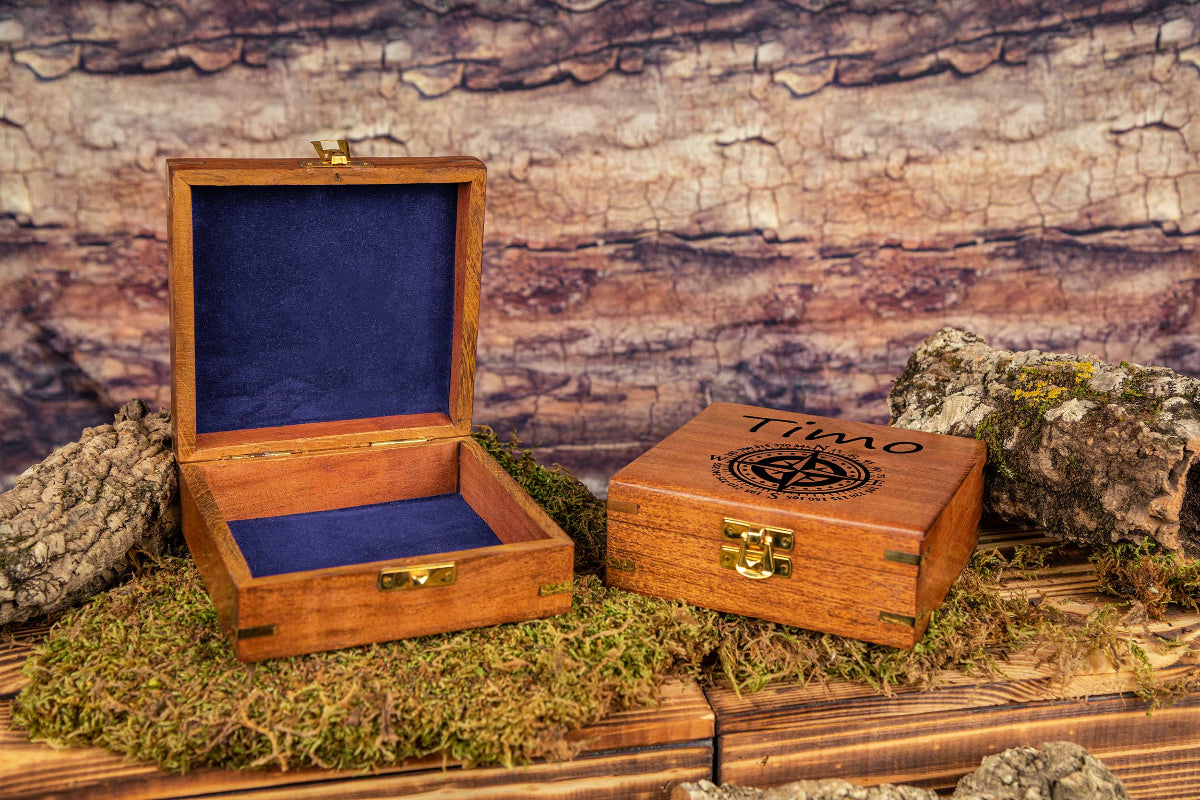 Schatzkiste personalisiert mit Deiner Wunschgravur - Holzkiste