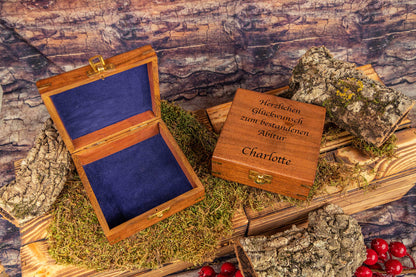 Schatzkiste personalisiert mit Deiner Wunschgravur - Holzkiste