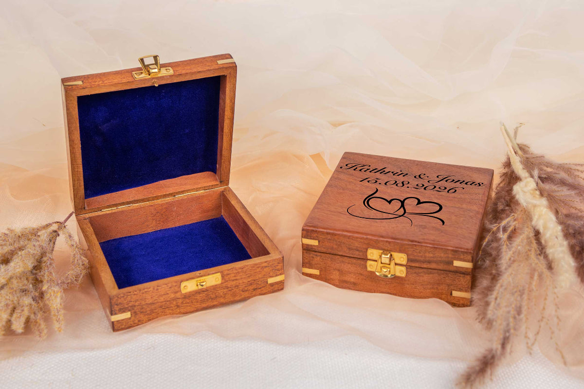Schatzkiste personalisiert mit Deiner Wunschgravur - Holzkiste