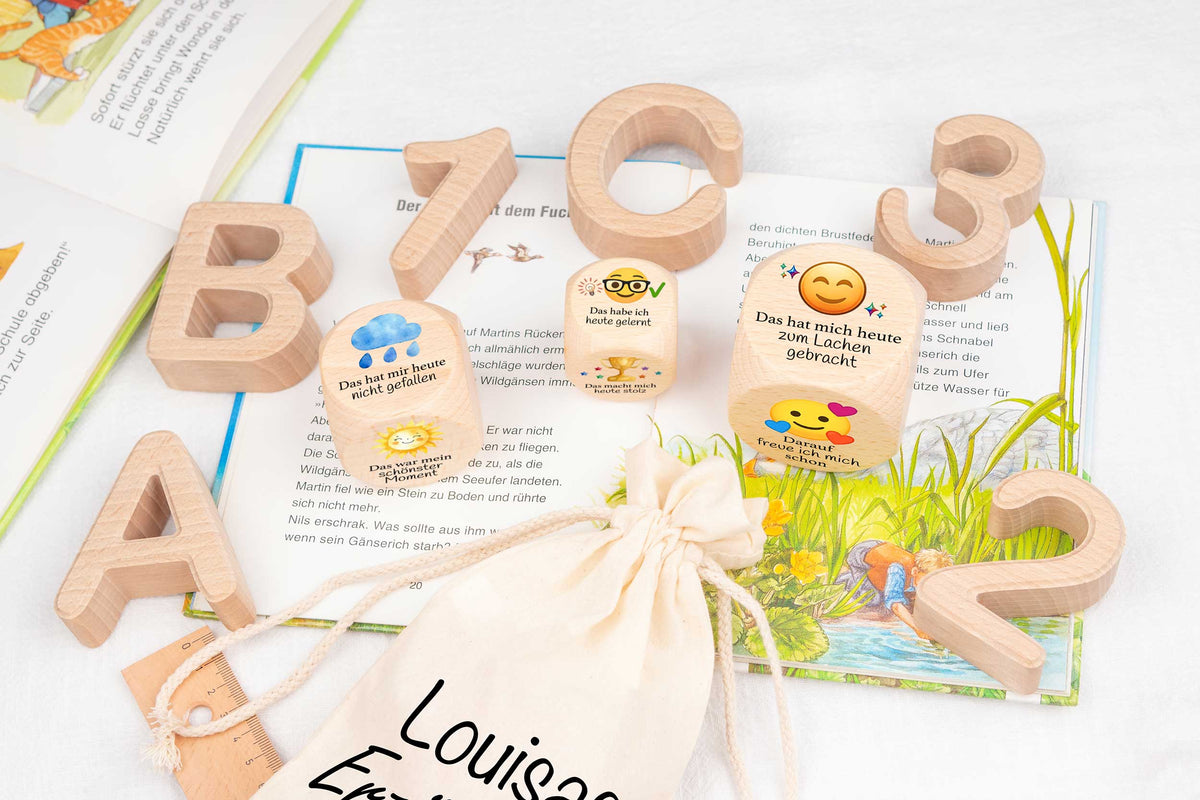 Erzählwürfel für Kinder mit bunten Motiven