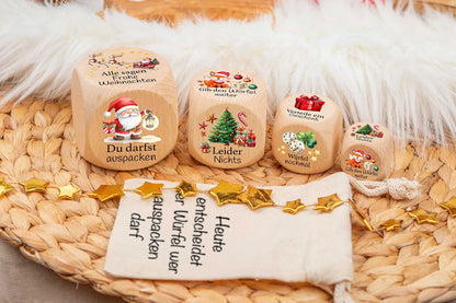Adventswürfel für Kinder personalisiert • Gemeinsame Weihnachtsaktivitäten