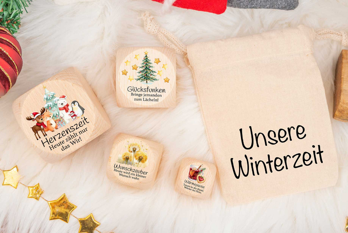 Winterwürfel für gemeinsame Zeit mit der Familie