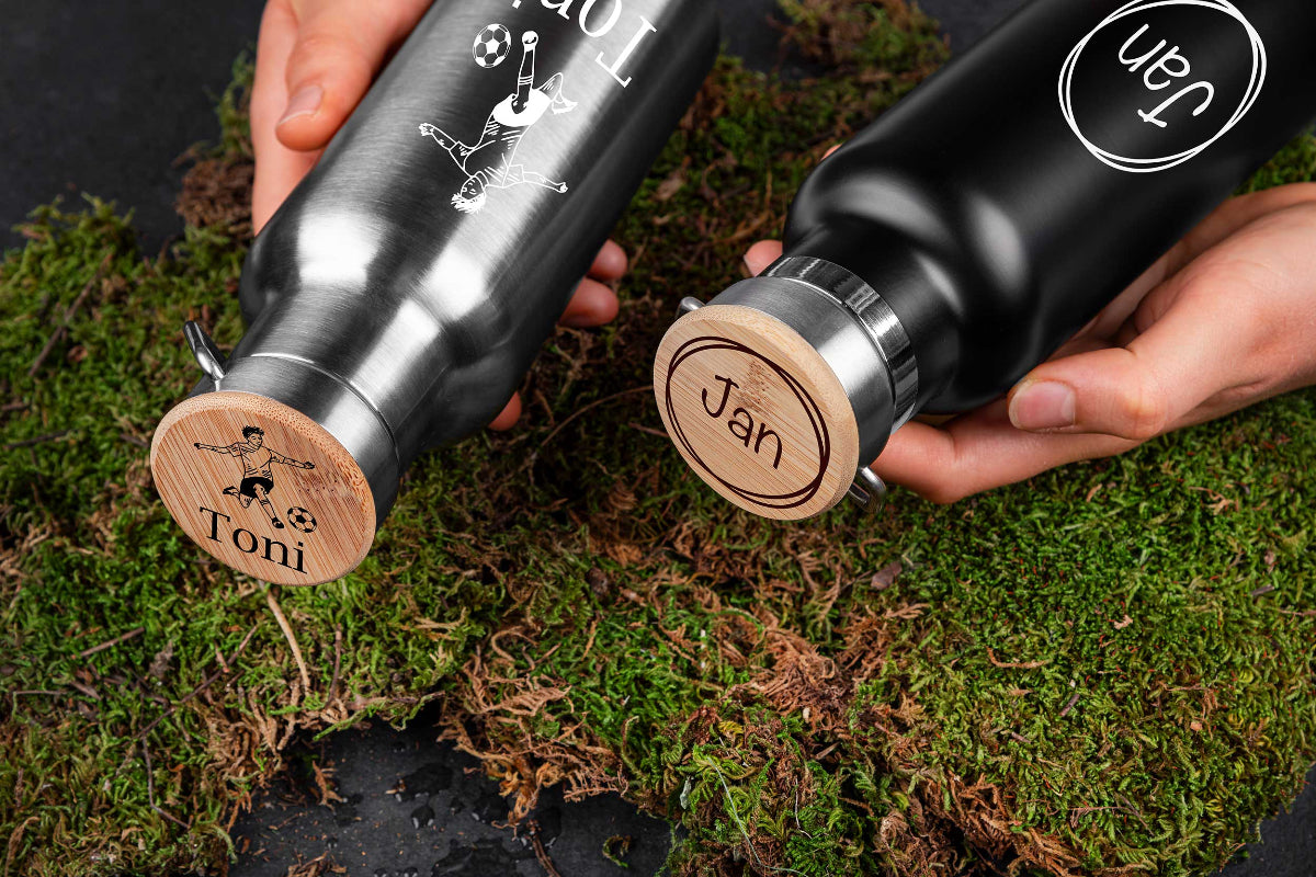 Trinkflasche personalisiert mit Name für Kinder