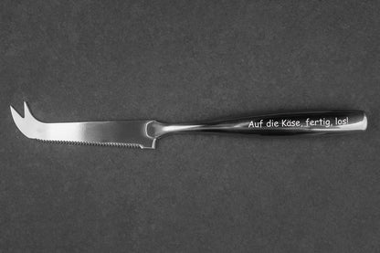 Personalisiertes Käsemesser aus Edelstahl mit Gravur