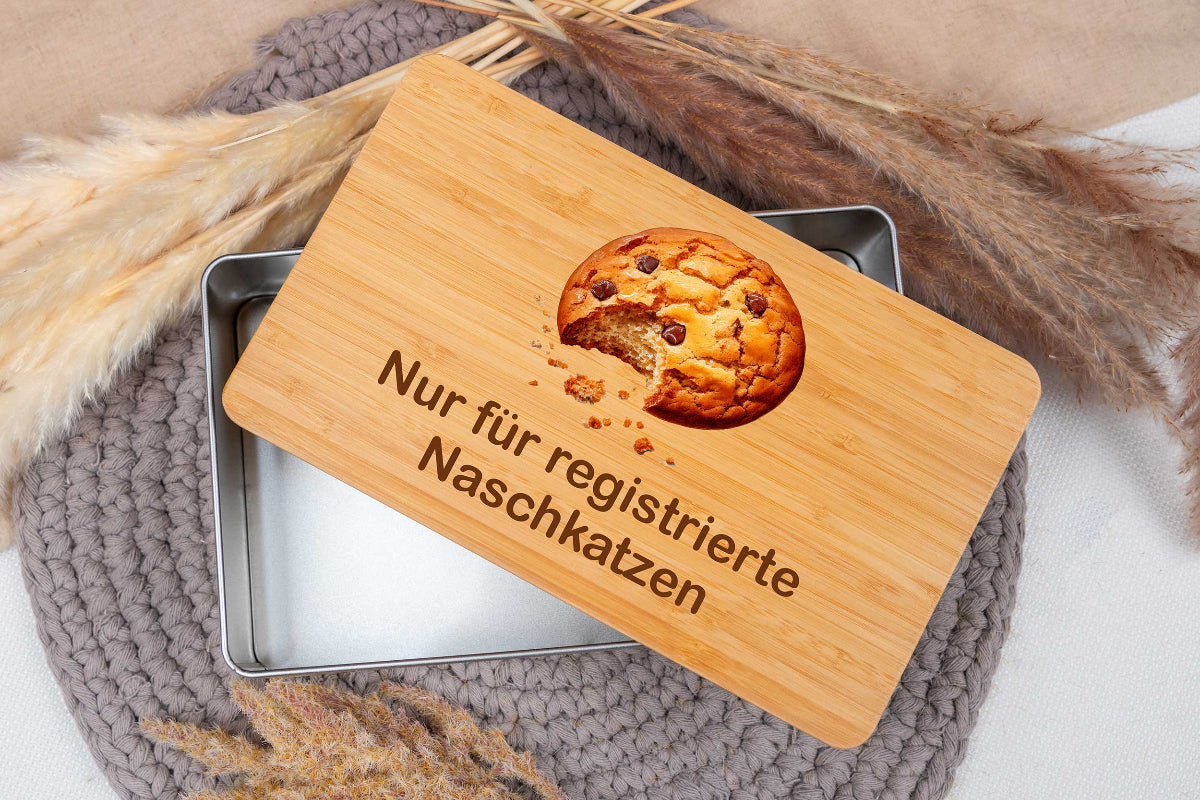 Keksdose mit Namen personalisiert - Vorratsdose