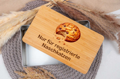 Keksdose mit Namen personalisiert - Vorratsdose