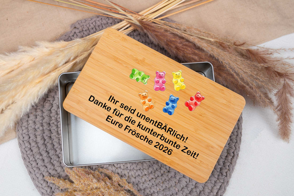 Keksdose mit Namen personalisiert - Vorratsdose