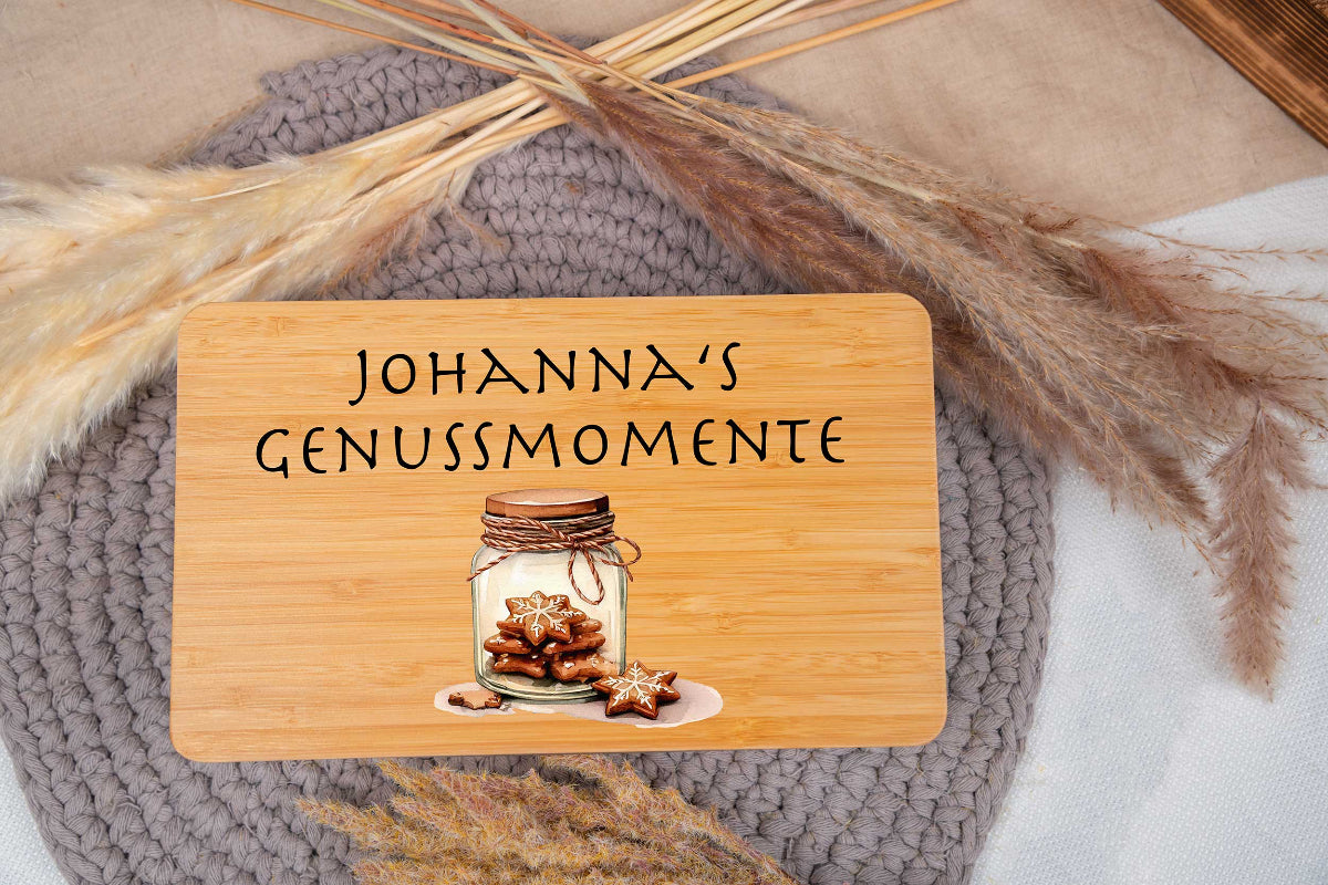 Keksdose Weihnachten mit Namen personalisiert - Plätzchendose