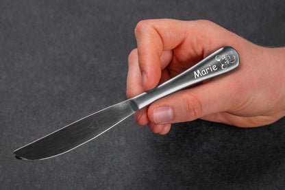 Personalisiertes Kinderbesteck mit Gravur 3-teilig