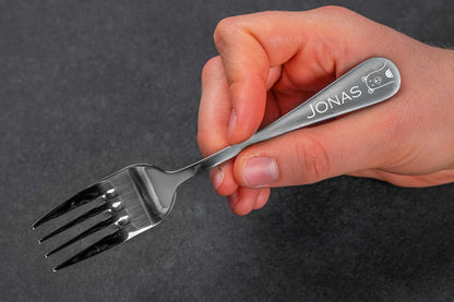 Personalisiertes Kinderbesteck mit Gravur 3-teilig