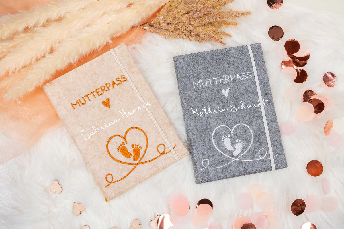 Mutterpasshülle mit Name personalisiert