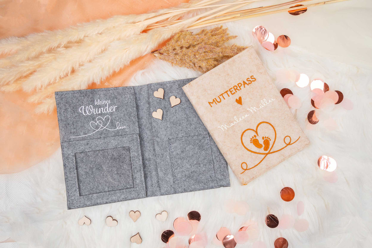 Mutterpasshülle mit Name personalisiert