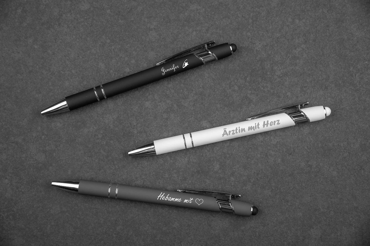Personalisierter Metall-Kugelschreiber mit Gravur