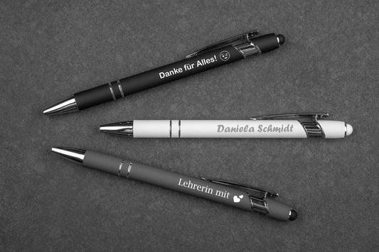 Personalisierter Metall-Kugelschreiber mit Gravur