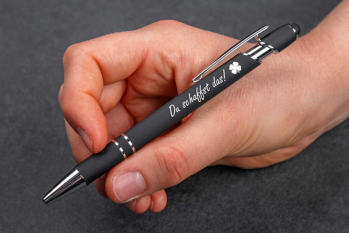 Personalisierter Metall-Kugelschreiber mit Gravur