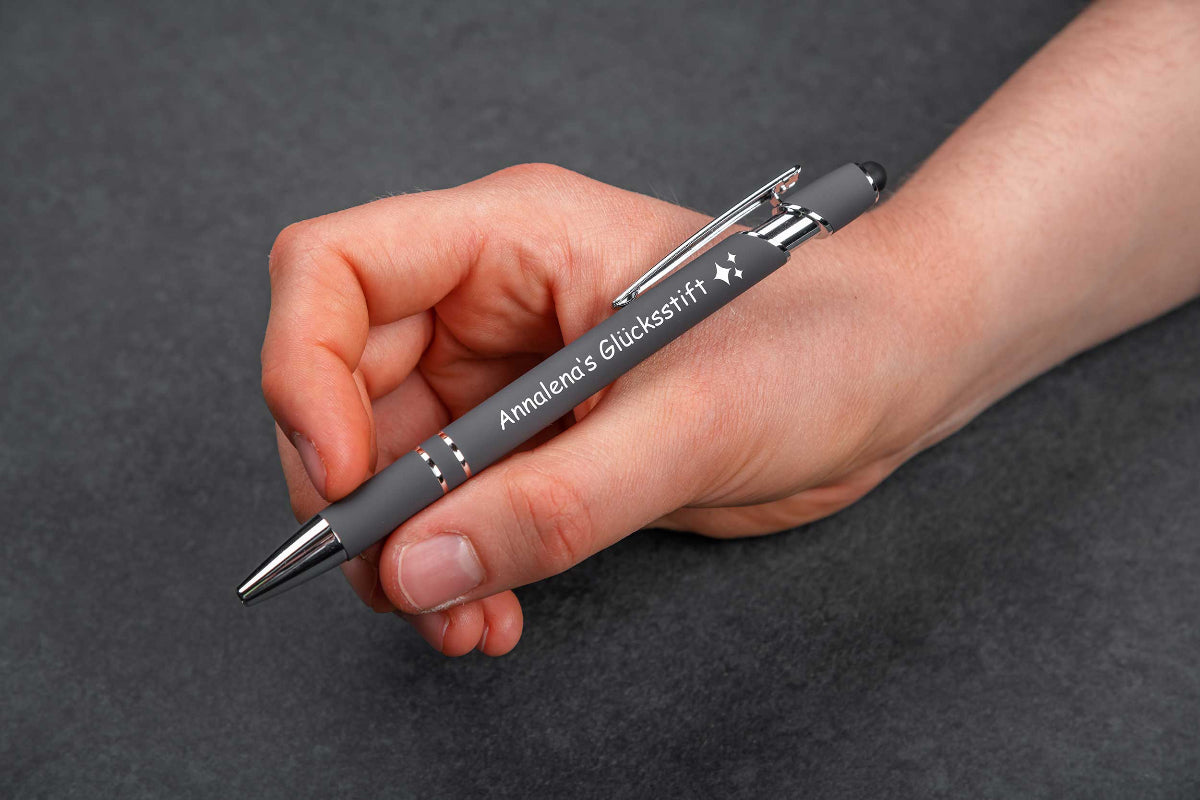 Personalisierter Metall-Kugelschreiber mit Gravur