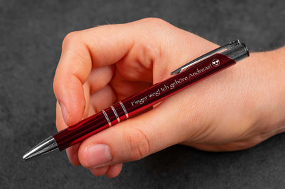 Metall-Kugelschreiber personalisiert in 6 Farben