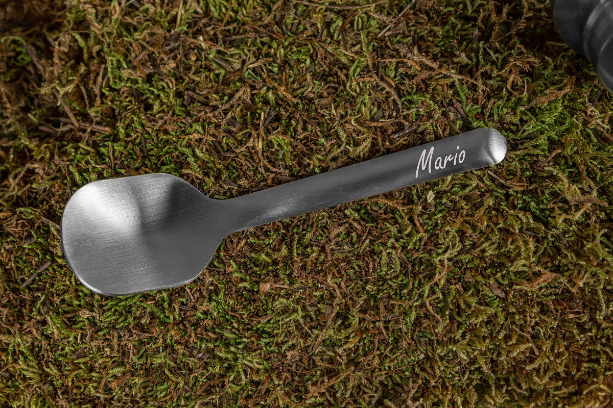 Müslibecher personalisiert mit Buchenholzdeckel - Thermo Brotdose