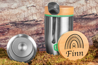 Müslibecher personalisiert für Kinder - Thermobecher, Brotdose