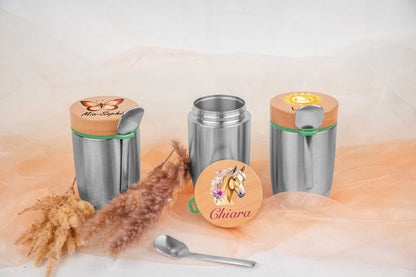 Müslibecher personalisiert für Kinder - Thermobecher, Brotdose