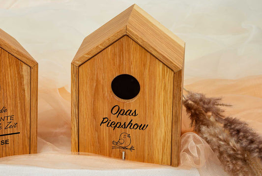 Nistkasten personalisiert mit Gravur