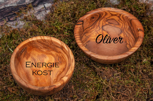 Olivenholz Schüssel mit Deiner Wunschgravur