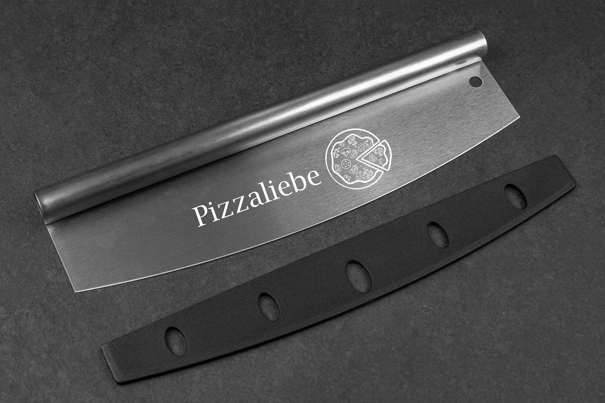 Premium Pizzamesser personalisiert aus Edelstahl