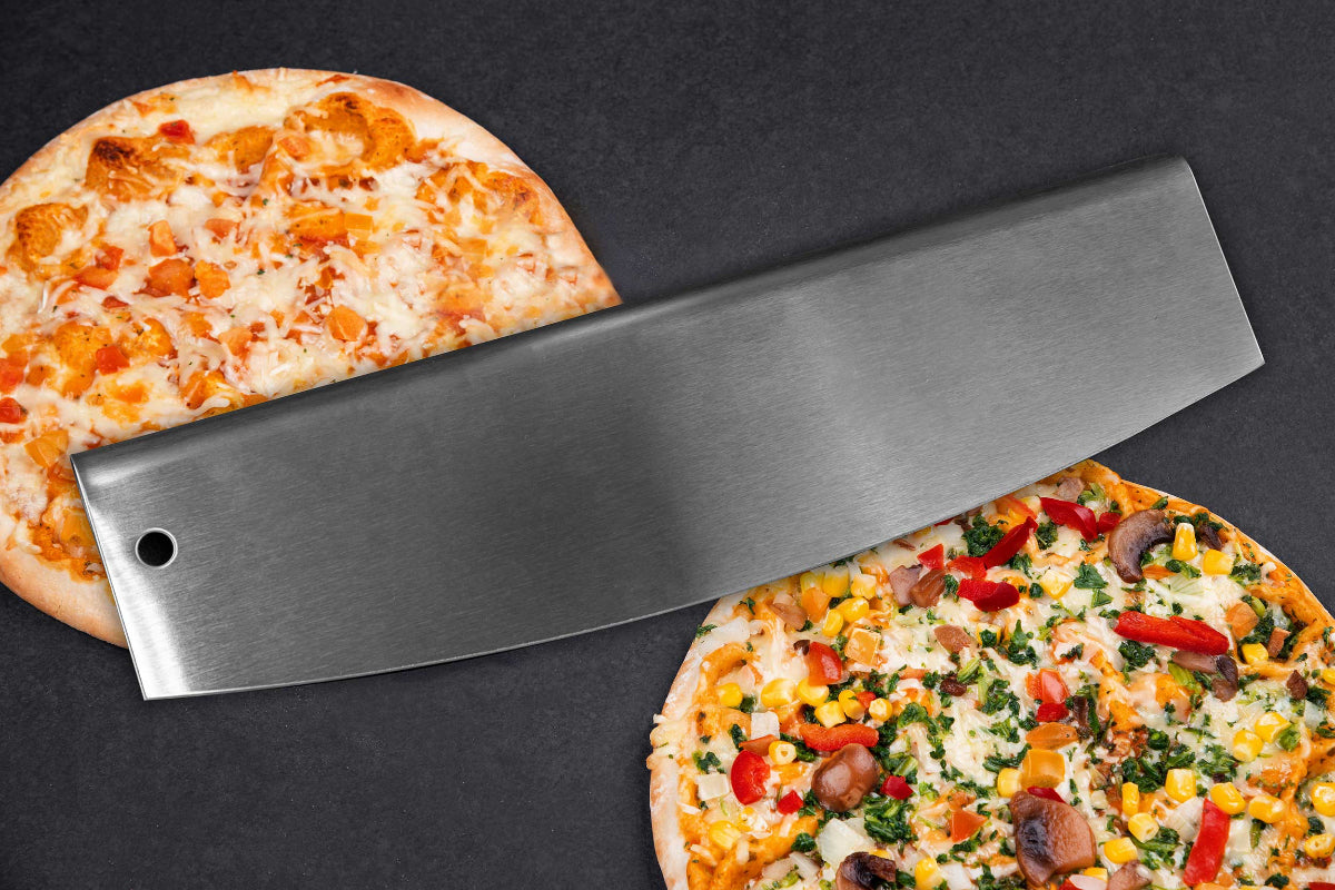 Premium Pizzamesser personalisiert aus Edelstahl