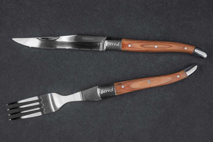 Messer und Gabel personalisiert • Pizzabesteck, Steackbesteck