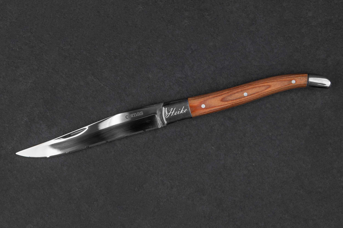 Messer und Gabel personalisiert • Pizzabesteck, Steackbesteck