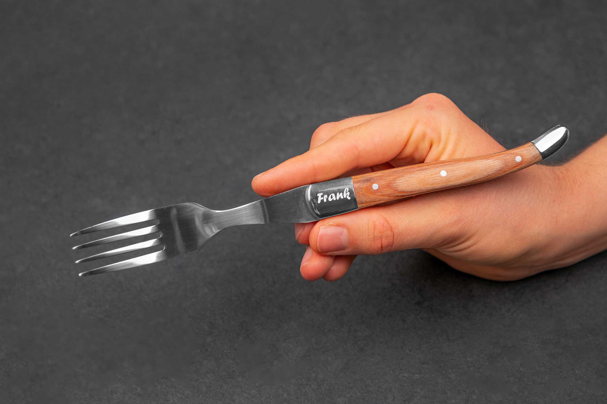 Messer und Gabel personalisiert • Pizzabesteck, Steackbesteck