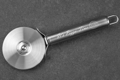 Premium Pizzaschneider personalisiert aus Edelstahl
