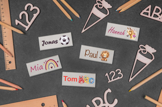 Radiergummi personalisiert mit Name