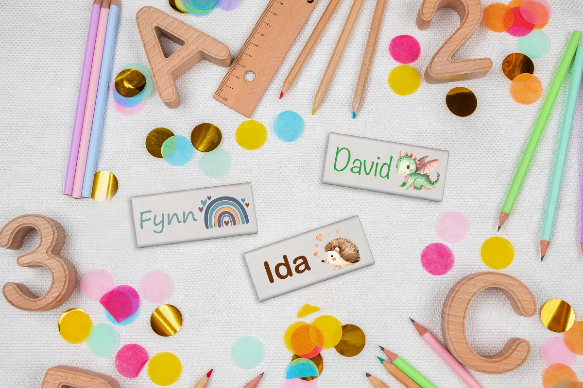 Radiergummi personalisiert mit Name