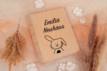 Zeugnismappe personalisiert aus Holz