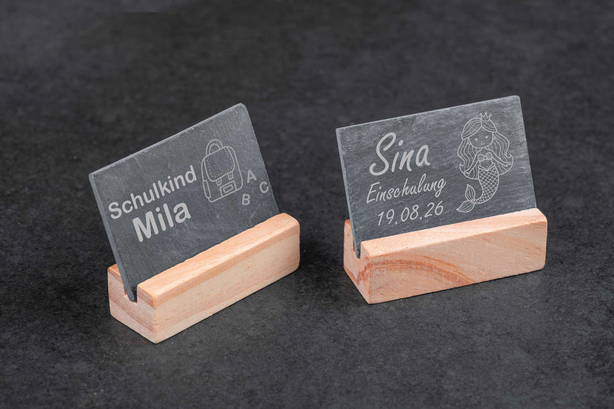Personalisiertes Schild zum Schulanfang, Einschulung