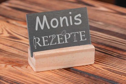 Personalisiertes Schieferschild für die Küche