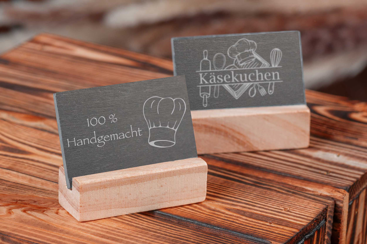Personalisiertes Schieferschild für die Küche