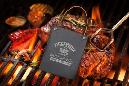 Personalisiertes Grillschild Fresh and Tasty