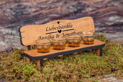 Schnapsbank mit Deiner Wunschgravur personalisiert