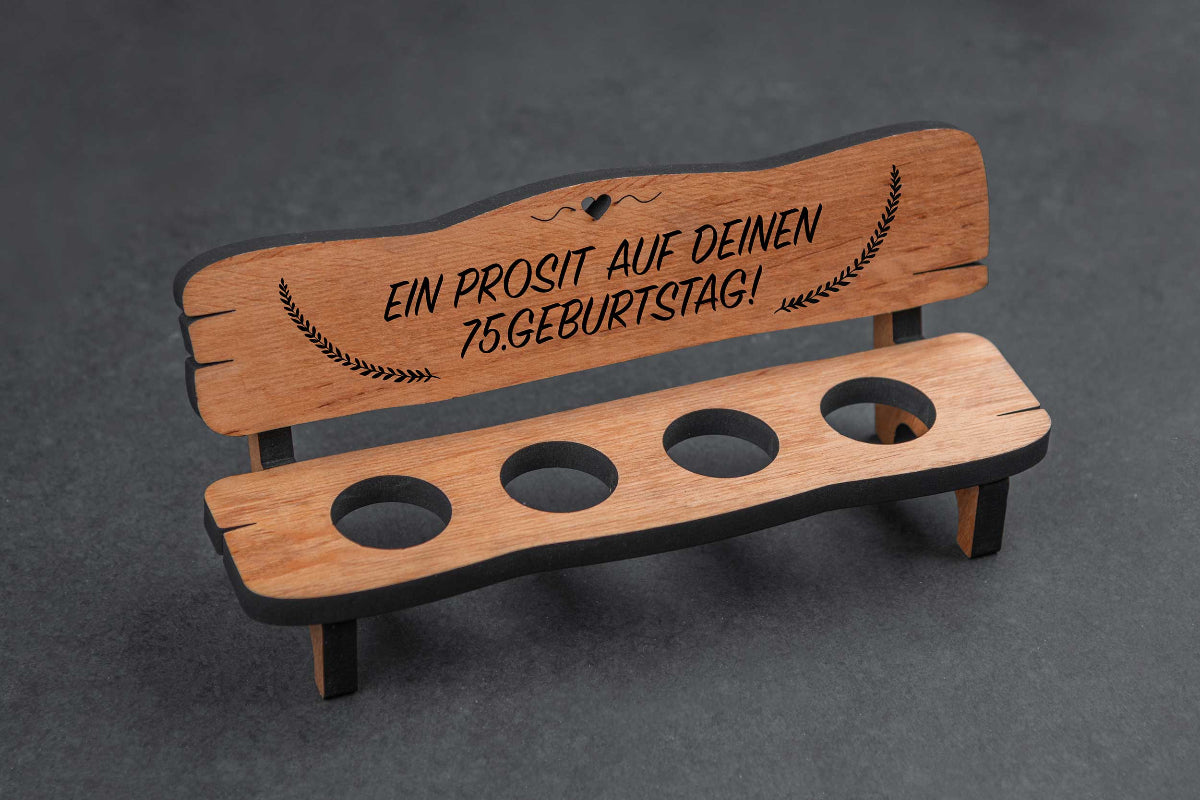 Schnapsbank mit Deiner Wunschgravur personalisiert