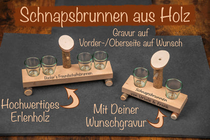 Schnapsbrunnen personalisiert mit Deiner Wunschgravur