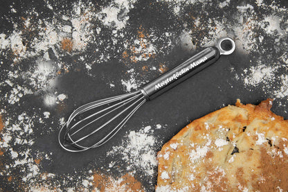 Premium Schneebesen mit Namen personalisiert aus Edelstahl