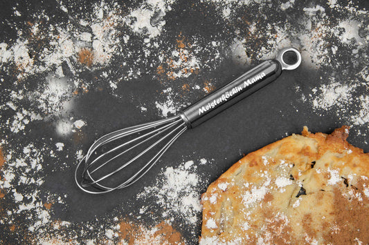 Premium Schneebesen mit Namen personalisiert aus Edelstahl