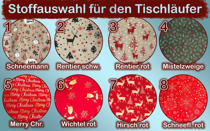 Tischläufer Weihnachten selbstgenäht