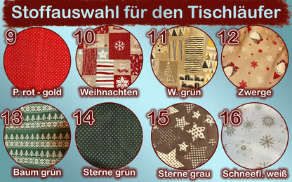 Tischläufer Weihnachten selbstgenäht