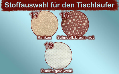 Tischläufer Weihnachten selbstgenäht
