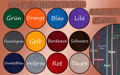 Schultüten Anhänger personalisiert • Schultütenanhänger aus Filz