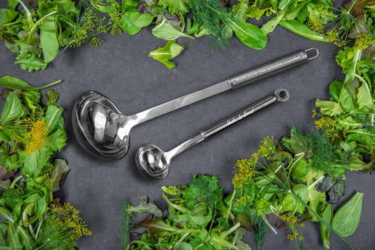 Personalisierter Schöpflöffel aus Edelstahl - Suppenlöffel, Suppenkelle